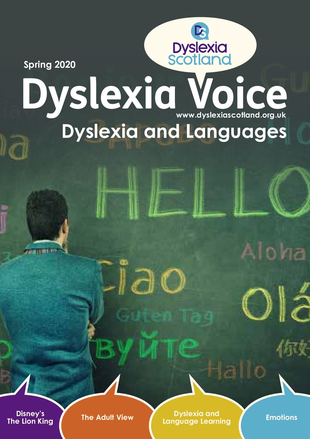 Dyslexia Voice: Dyslexia and languages (PDF)