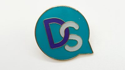 Dyslexia Scotland logo pin badge