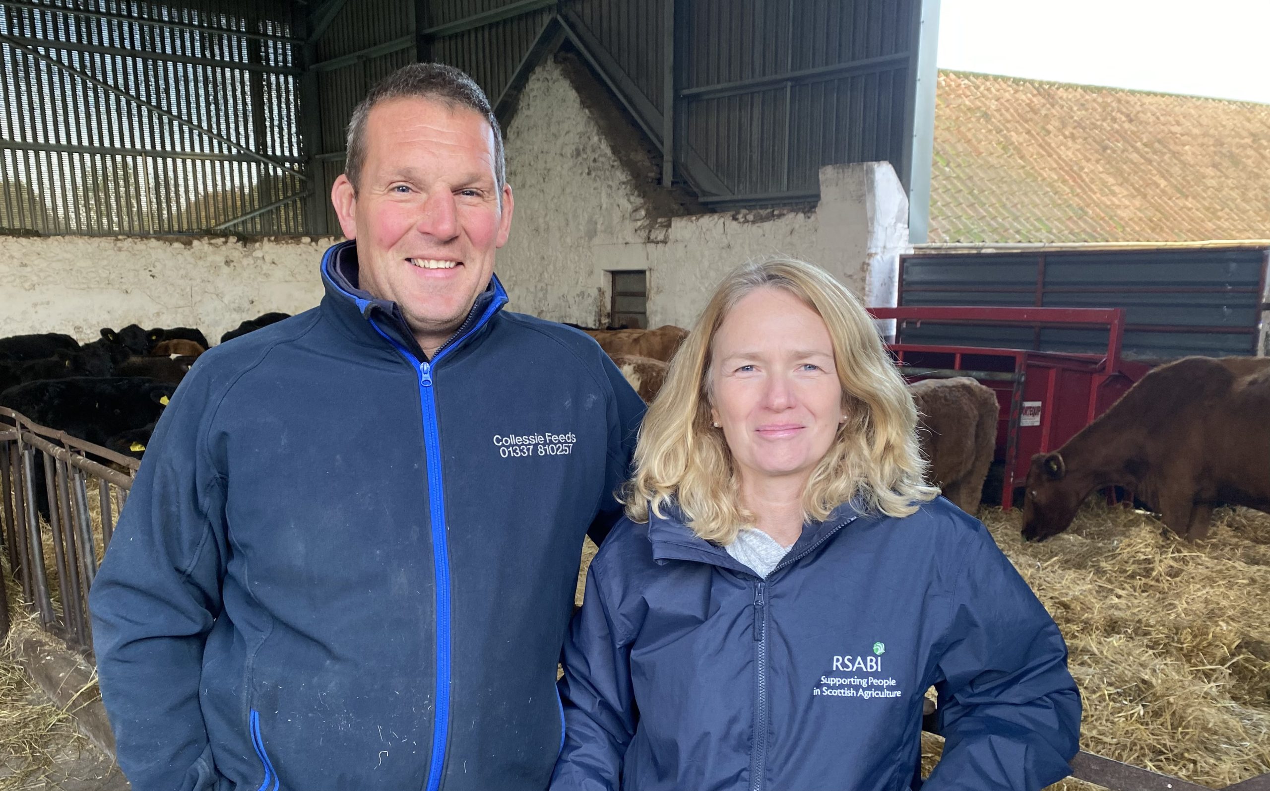 RSABI CEO Carol McLaren with farmer Pete Black