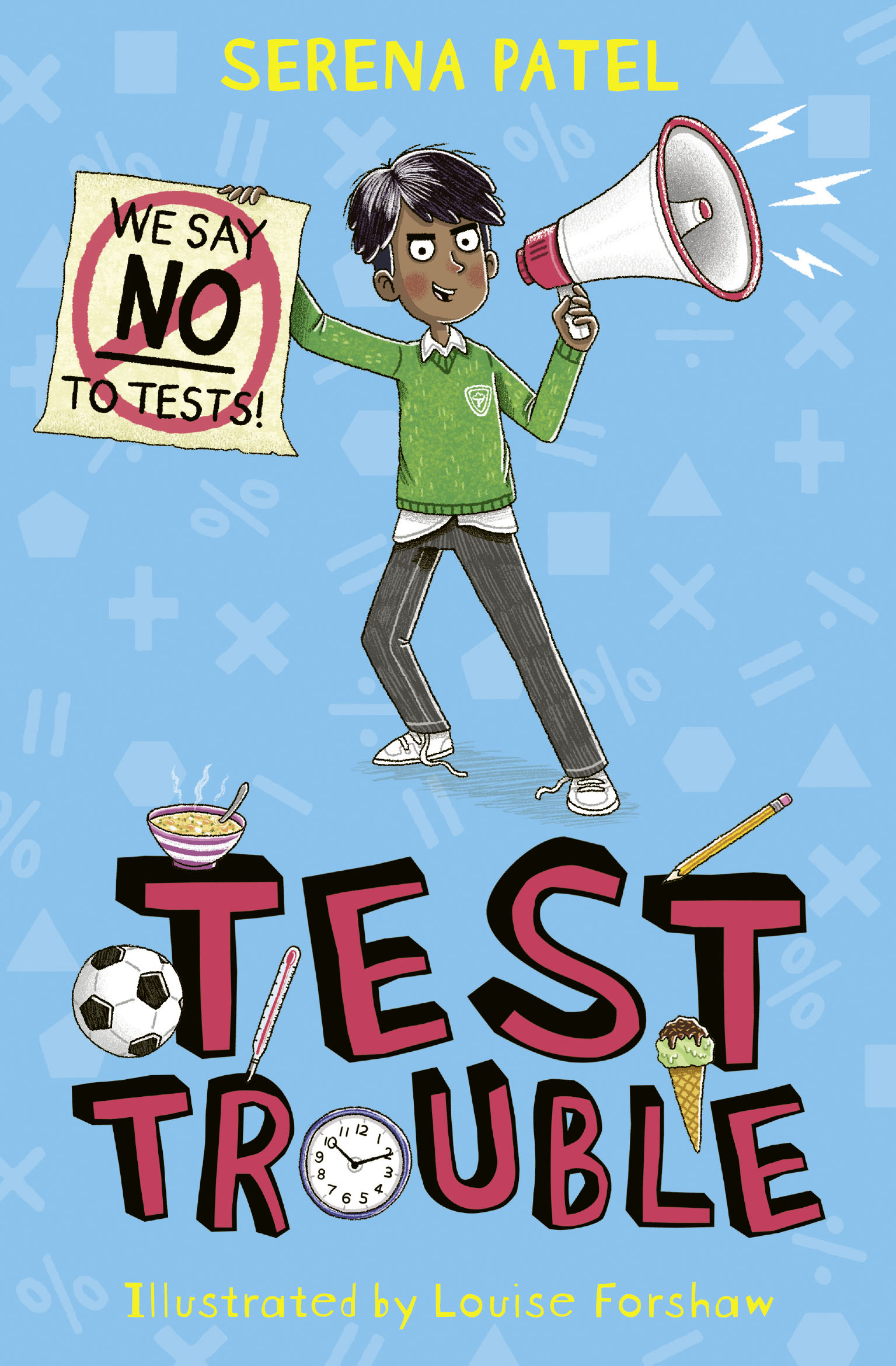 Book cover design for Test Trouble