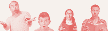 Surprised people