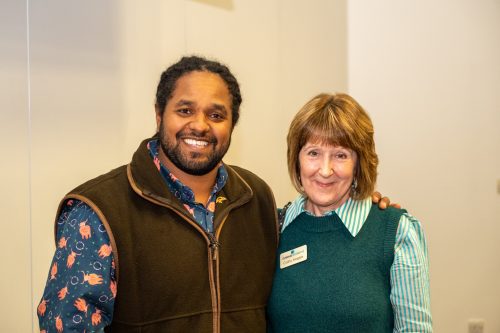 Hamza Yassin and Cathy Magee