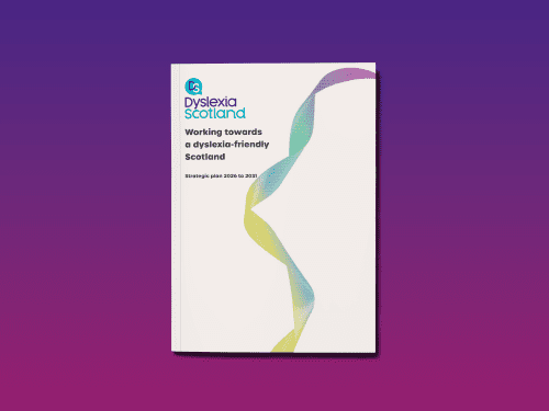 Document cover of Working Towards a Dyslexia-Friendly Scotland.